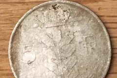 5 Belgische Frank 26012018