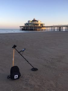 metaaldetectie strand Blankenberge